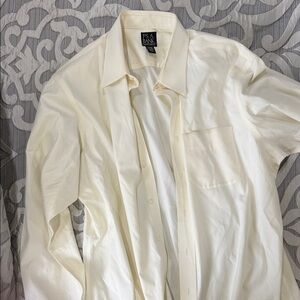 Jos. A. Bank Ivory Long Sleeve Shirt